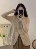 Kvinnors västar lammpäls väst jackor kvinnor ärmlös ull chaleco mujer höst vinter väst kort kappa koreansk chic casual gilet femme