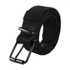 Bältesklänningar Justerbara student Youth Belt Accessories Hollow Nylon Korean midjeband Canvas Man midjeband