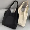 Borse per la spesa Borsa in tela dipinta a mano in puro colore Borsa a tracolla semplice per studenti Borsa da viaggio di grande capacità Moda donna