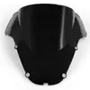 MOTORCYCLE CLEAR Black Double Bubble Windcreen Windshield ABS Fit For Honda CBR929RR 2000-2001