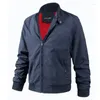 Giacche da uomo Primavera Estate Uomo Outdoor Solid per uomo Cappotti sottili Capispalla casual Cappotto maschile Bomber BusinessJacket