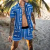 Ensembles de chemises de survêtement masculin 3D Sorcèmes de plage surdimensionnés à manches courtes décontractées surdimension