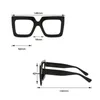 Солнцезащитные очки, брендовые дизайнерские винтажные квадратные очки с анти-синим светом для женщин и мужчин, двухцветная оправа для близорукости по рецепту, оптическая оправа для очков