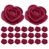 Decoratieve bloemen 50 stuks simulatie rozenkop decoratie voor bruiloft kunstmatige nephoofden schuim