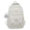 Backpack Multi Pocket Cute Women Women Waterproof Waterproof Bag School Cool Trendy Girl Boy College Female Laptop