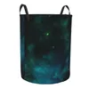 Bolsas de lavandería Cesta sucia Espacio Universo Cosmos Galaxy Ropa plegable Almacenamiento Cubo Juguete Hogar Organizador impermeable