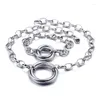 Комплект ожерелья и серег, модные женские цветные золотые браслеты из нержавеющей стали, круглые браслеты с тремя крючками на день святого Валентина