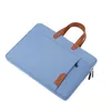 Kolejki 2024 Przenośna wodoodporna torba laptopa z Oxford Tkanina podwójne zamykanie zamykania torebki przeciwkołaniowe z przednią kieszenią 14-calową