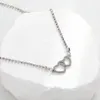 Ожерелья с подвесками, женское колье Ins Premium, цепочка с воротником «любовь», шейная цепочка