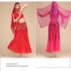 Scene Wear Belly Dance Top Kjol Set Performance Long Suit Carnaval Disfraces vuxna Sexiga kvinnor Indienne Costume Danse