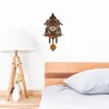 Wall Clocks Clock Home Living Room Bedroom Cuckoo Time Alarm Automatic Pendulum Decoration (cm009) Office Wood Handcrafted