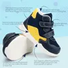 Barn Ortic Sneakers Girls Boys High-Top Ankle Suppor Läderskor för behandling och förebyggande av Tip Toe Walking Flat Feet 231229