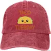 Casquette de Baseball Vintage Taco Tuesday Denim, chapeaux de camionneur réglables, casquette de papa
