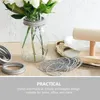 Dinnerware 12 Pcs Home Decor Mason Jar Floral Grid Sprouting Lid Penholder Accessories Vase Stainless Steel Gird