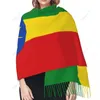 Écharpes Ethiopie Drapeau Écharpe Pashmina Chaud Châle Wrap Hijab Printemps Hiver Multifonction Unisexe