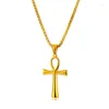 Pendant Necklaces Stainless Steel Crucifix Pendants Symbol Of Life Cross Amulet Jewelry Gifts Chains