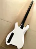 Высокое качество Custom Edition 4-струнная белая безголовая электрическая бас-гитара черный аксессуар накладка из розового дерева бесплатная доставка