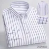 Camisas casuais masculinas S-6XL Mens Oxford xadrez vestido camisa para homens manga comprida remendo frontal bolso regular-ajuste botão-para baixo trabalho grosso