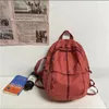 Borse da scuola Zaino da donna in nylon impermeabile Borsa da viaggio femminile Zaino Zaino in tinta unita Zaino Mochila di alta qualità