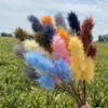 Decorative Flowers Plastic Simulation Flower 3-headed Dog Tail Grass Candle Artificial PlantHome Furnishing El Pography Wedding Office