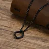 Pendentif Colliers Liebe Engel Géométrie irrégulière Collier pour hommes Femmes Charme en acier inoxydable Collier décontracté Bijoux Cadeaux