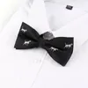 Pajaritas Moda Hombres Mujeres Coreano Casual Poliéster Jacquard Dibujos animados Bowties Boda Banquete Traje Camisa Cuello Corbatas Bowknot