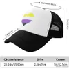 Icke -binär Pride Flag Love Heart Hat Transgender hbt Baseball Cap Rainbow Gay Pride Denim Cap