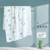 Couvertures d'emballage pour bébé, serviette d'été fine, gaze de coton en bambou enveloppée, anti-couverture pour enfants