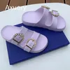 Chaussures habillées 2024 Sandales pour femmes de style romain avec incrustation de perles de couleur unie antidérapante supérieure de haute qualité sensation de pied super douce