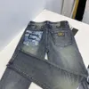 Jeans da uomo pantaloni firmati pantaloncini da jogging jeans lavati ricamati pantaloni con accesso con cerniera leggings casual