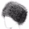 Berets DANKEYISI Women's Faux Fur Hat For Winter With Stretch Cossack Russian Style Warm Cap
