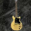 Hot sell good quality Cream electric guitar p90 pickup Relics by hands Solid Mahogany 22 frets Fast Shipping- Musical Instruments