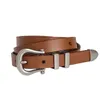 Kemerler Cowgirl Bel Zinciri Sıradan toka Vintage Ceinture Sıska Lady Kemer Zarif Basit Kolay