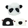 Basker söta panda/lamm kall hatt beanie öronlock vindtät all-match ull flickvän gåva till halloween xmas år