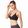 Yoga Outfit Sexy Sport Top Vrouw Gym Bh Strakke Vrouwelijke Fitness Running Push Up Hoge Impact Schokbestendig Geen Stalen Ring Ondergoed