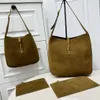 Lusso LE 5A7 Underarm Hobo Borsa a mano firmata Borsa a tracolla semplice moda donna Borse per la spesa Pelle bovina spazzolata Borsa sottobraccio pochette hobo designer bag tote bag