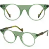 Montature per occhiali da sole Occhiali da vista rotondi per donna Gafas Hombre in vetro decorativo di lusso personalizzato in acetato