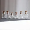 Butelki 30/50/100pcs mini życzeni szklana butelka z Cork fiolka wisiorek ręcznie robiony biżuteria