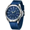 Horloges SAPPHERO herenhorloges polshorloge siliconen quartz datumklok waterdicht horloge voor heren