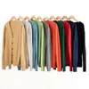 Maglioni maschi casual uomo classico colore a colori solidi maglione cardigan a v-scollo per uomini morbidi cardigan di fascia alta ricopri abbigliamento maschile