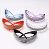 Sunglasses Mosengkw Trendy Colorful Handmade Full Diamond Siamese Party Punk Club Women Eyeglasses