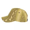 Cappellini da baseball Moda modello pelle di serpente Berretto sportivo da esterno Cappello da baseball Uomo Donna Visiera Street Hip Hop