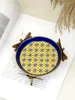 Plates High Temperature Ceramic With Copper Dragonfly Storage Tray Fruit Home Retro Light Luxury Decorative Key