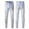 denim jeans designer broek skinny jeans mannen grote jongen jeans heren jeans gescheurde jeans mannen jeans paarse jeans vrouwen broek voor mannen broek heren midden patroon