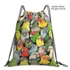 Shopping Bags Unisex Drawstring Colour Of Conures Women Backpacks Men Outdoor Travel Training Fitness Bag