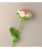 Decoratieve bloemen Handgeweven rozenboeket Bloem Handgehaakt Simulatie Handgemaakt garen Woondecoratie Valentijnsdag Jaarcadeau