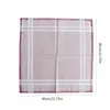 Bow Ties 12pcs 40x40cm Male Stripe Handkerchiefs Colorful Hankies Pocket Pattern Square For