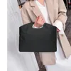 Porte-documents Business Office Briefcase Tote Computer Laptop Protection Case Phrase Imprimé Conférence Document Information Organisateur Sac à main