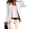 Женские костюмы S-5XL, женский пиджак, короткая тонкая куртка на весну-осень, повседневная офисная работа, большие размеры, черный, белый, бежевый, розовый