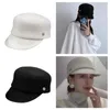 Bérets chaud laine Fedora casquette pour femmes BowlerCap thé fête mascarade accessoires Vintage équitation chapeau coiffure